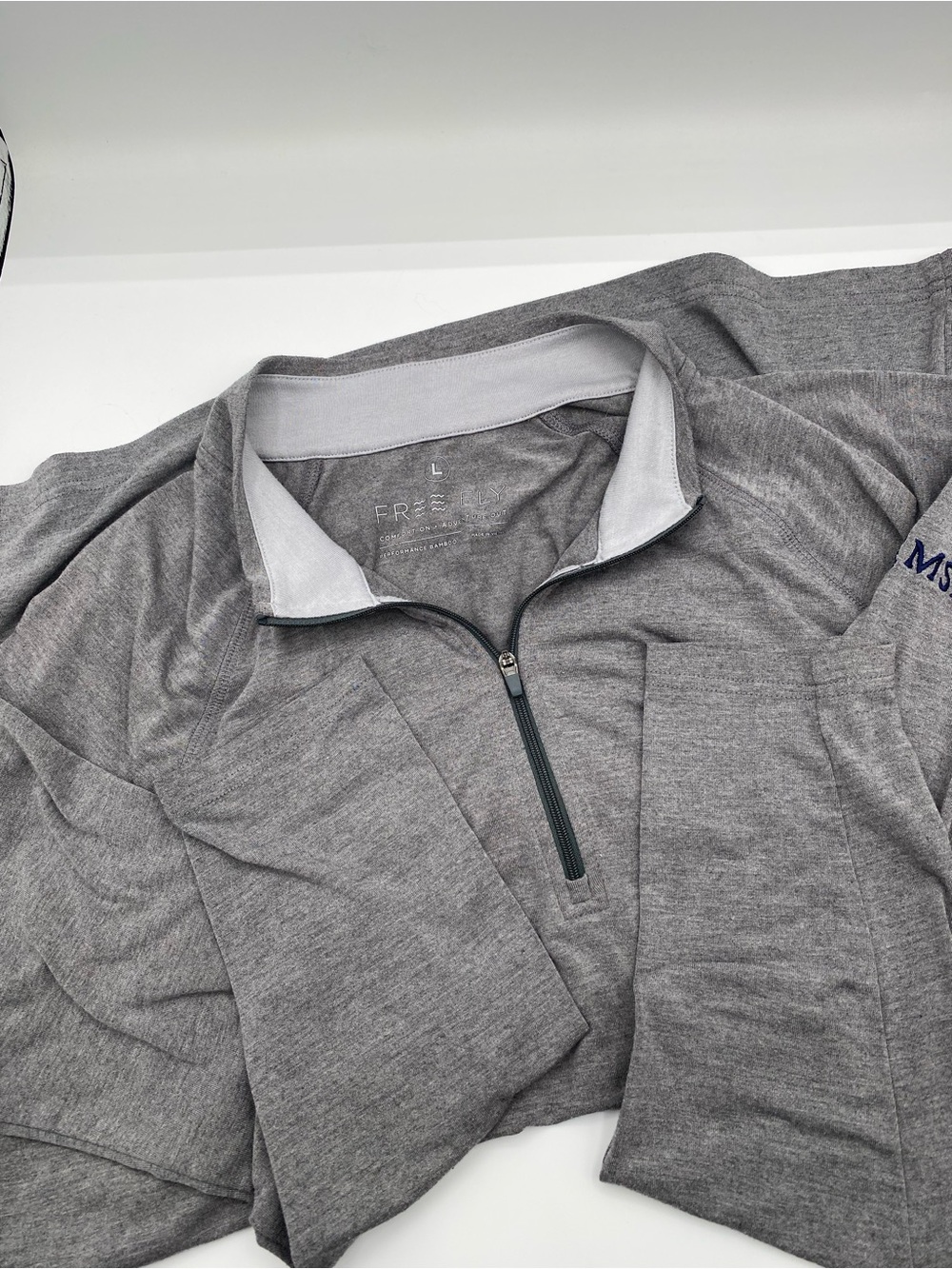 Free Fly Gray Quarterzip